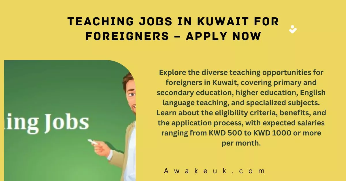 education jobs kuwait