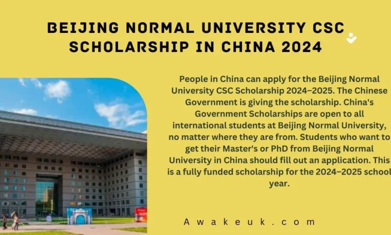 Beijing Normal University CSC Scholarship
