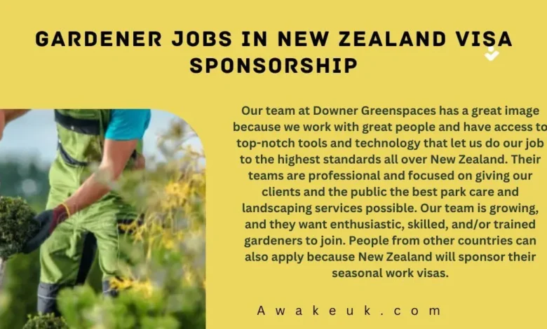 Gardener Jobs in New Zealand