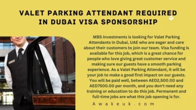 Valet Parking Attendant Required in Dubai