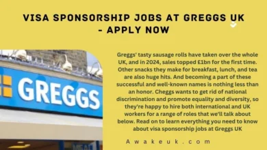 Visa Sponsorship Jobs at Greggs UK