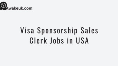 Visa Sponsorship Sales Clerk Jobs in USA