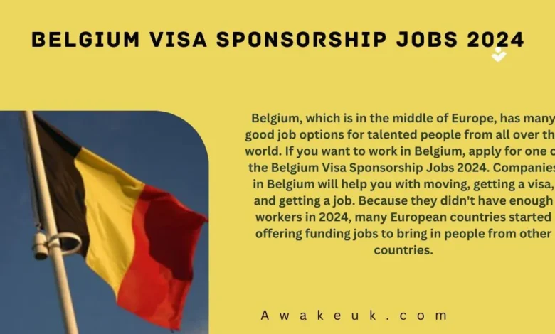 Belgium Visa Sponsorship Jobs