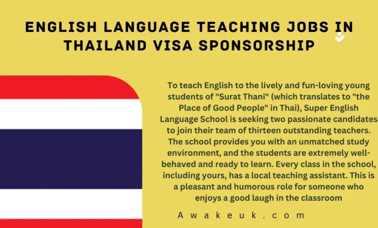 English Language Teaching Jobs in Thailand