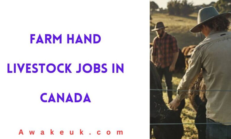 Farm Hand Livestock Jobs in Canada