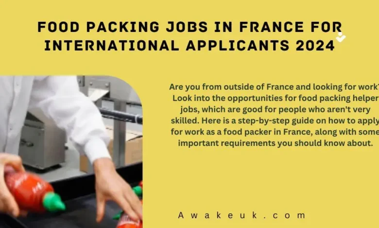 Food Packing Jobs in France
