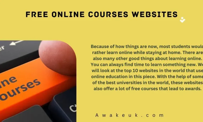 Free Online Courses Websites