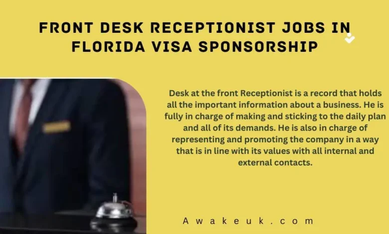 Front Desk Receptionist Jobs in Florida