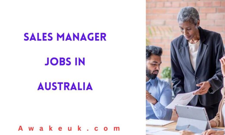 Sales Manager Jobs in Australia