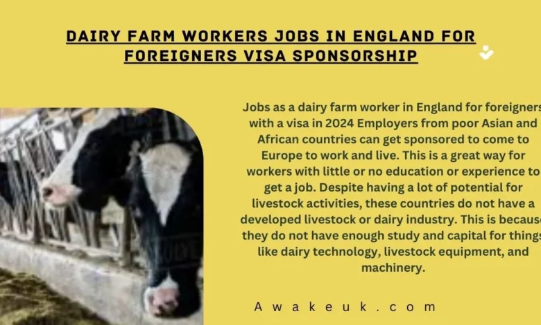 Dairy Farm Workers Jobs in England