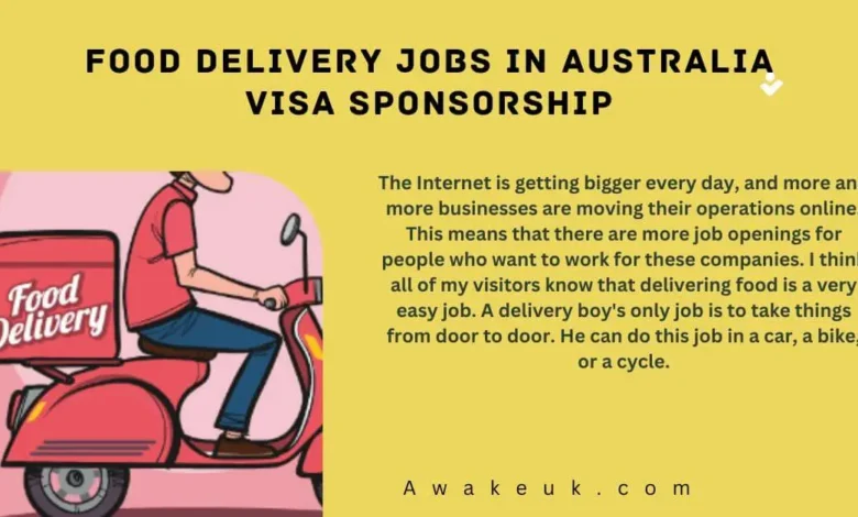 Food Delivery Jobs in Australia