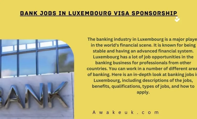Bank Jobs in Luxembourg