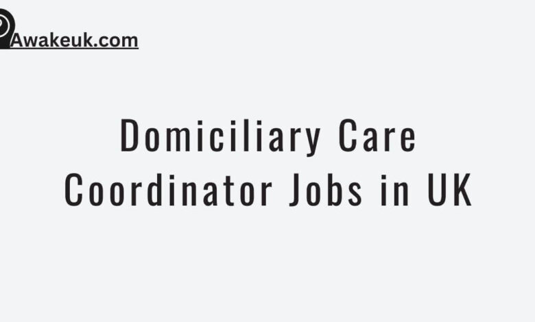 Domiciliary Care Coordinator Jobs in UK