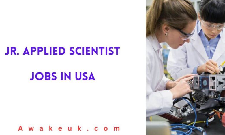 Jr. Applied Scientist Jobs in USA 2024 - Work Permit