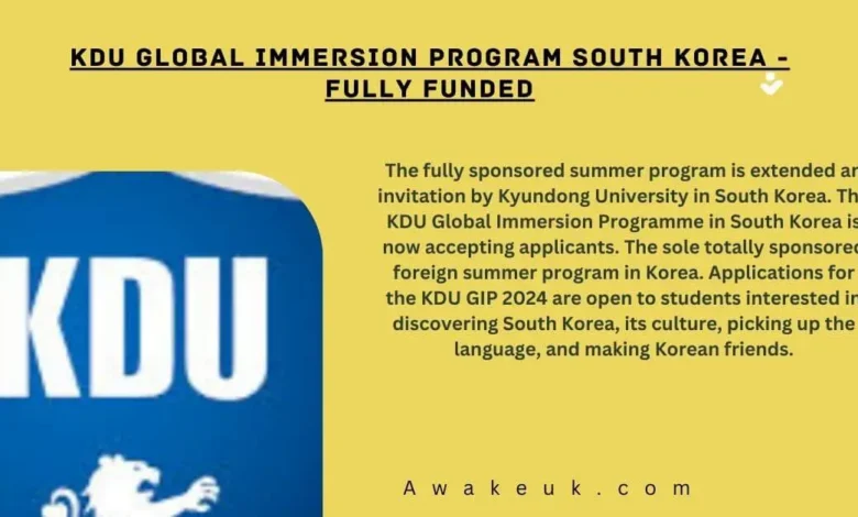 KDU Global Immersion Program South Korea