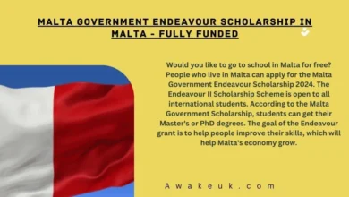 Malta Government Endeavour Scholarship