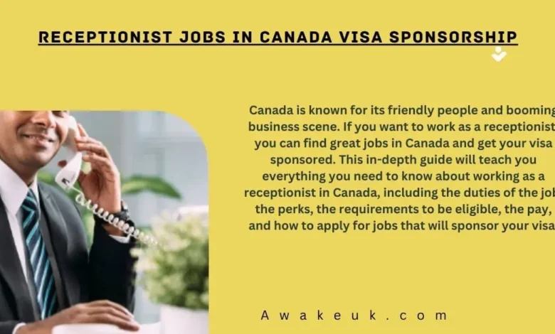 Receptionist Jobs in Canada