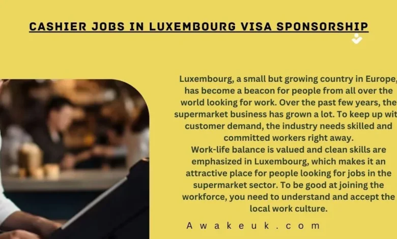 Cashier Jobs in Luxembourg