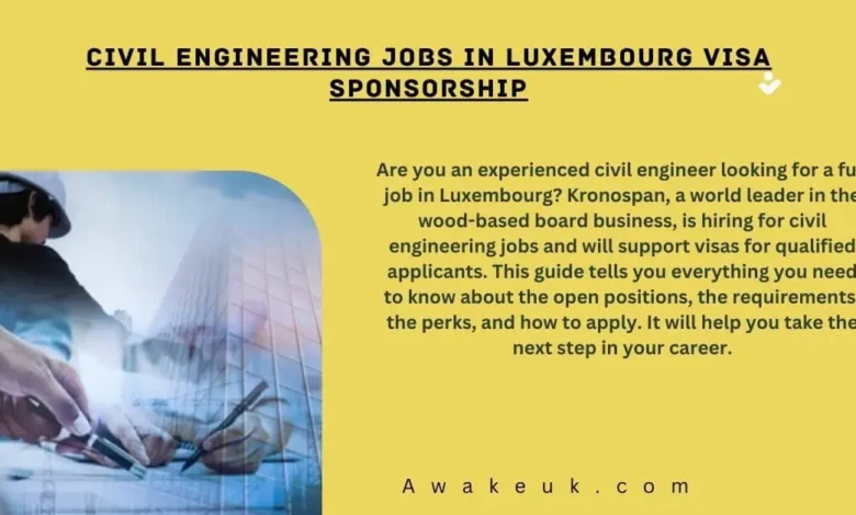 Civil Engineering Jobs in Luxembourg