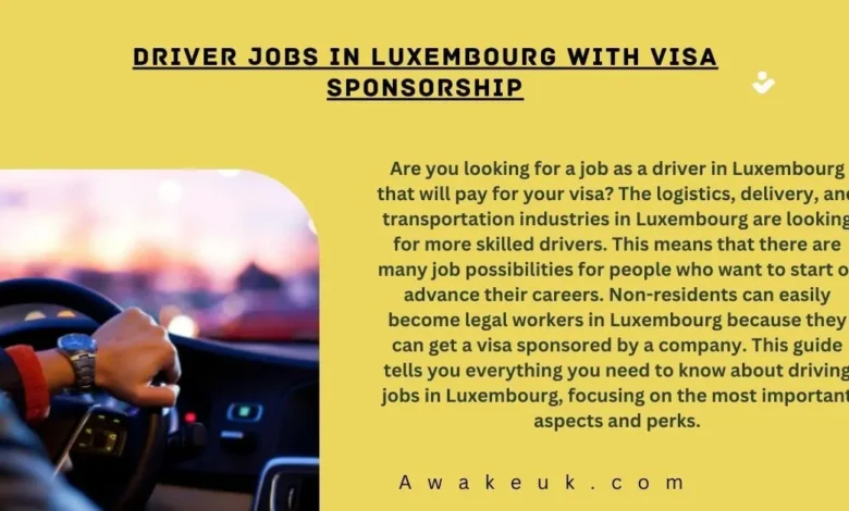 Driver Jobs in Luxembourg