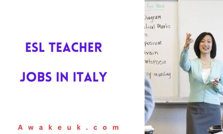 ESL Teacher Jobs in Italy