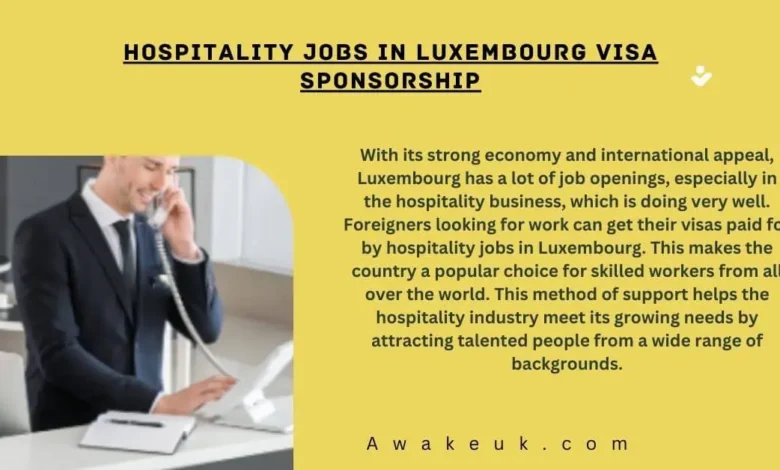 Hospitality Jobs In Luxembourg