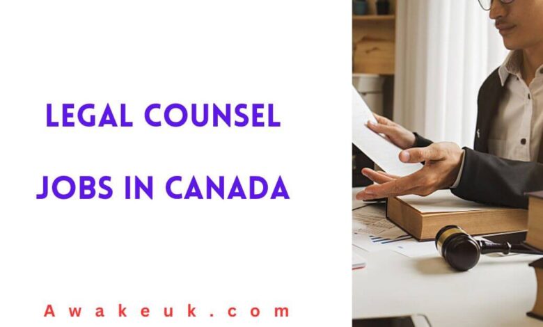 Legal Counsel Jobs in Canada