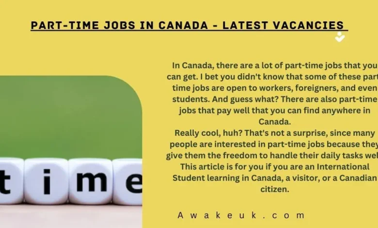 Part-time Jobs in Canada