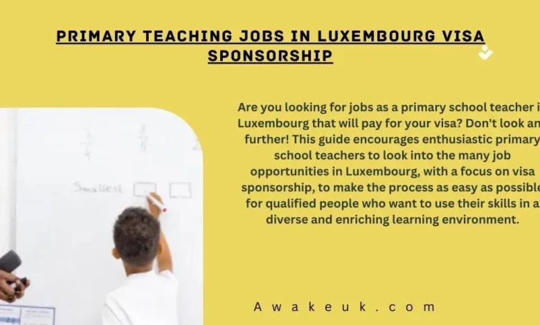 Primary Teaching Jobs in Luxembourg