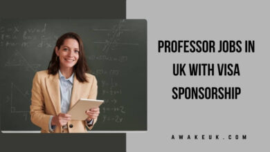 Professor Jobs in UK with Visa Sponsorship