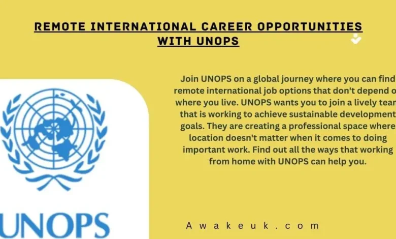 Remote International UNOPS