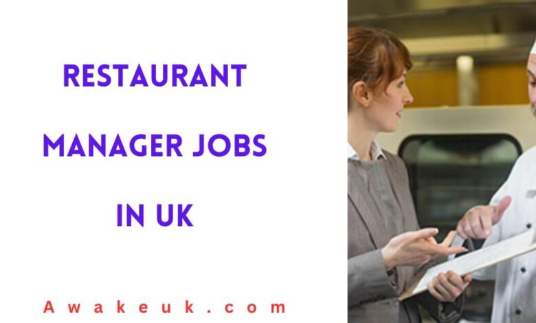 Restaurant Manager Jobs in UK