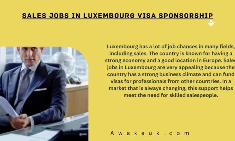 Sales Jobs In Luxembourg