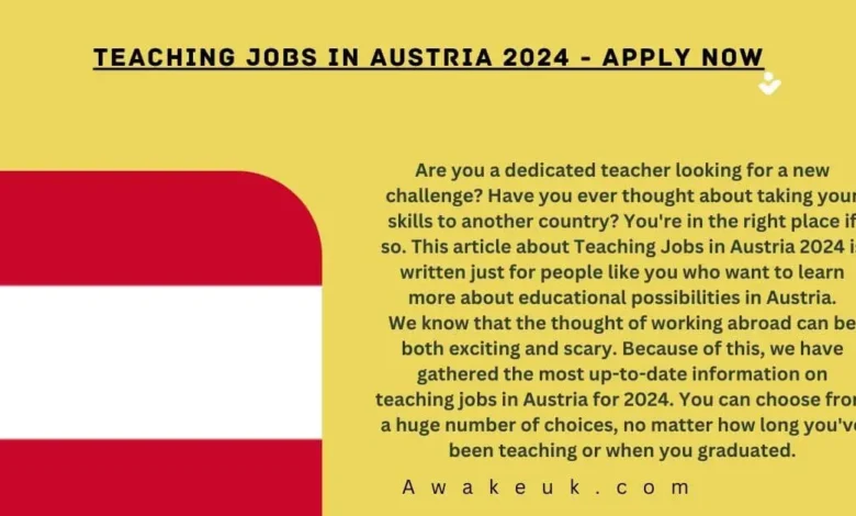 Teaching jobs in Austria 