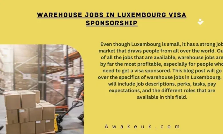 Warehouse Jobs in Luxembourg