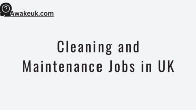 Cleaning and Maintenance Jobs in UK