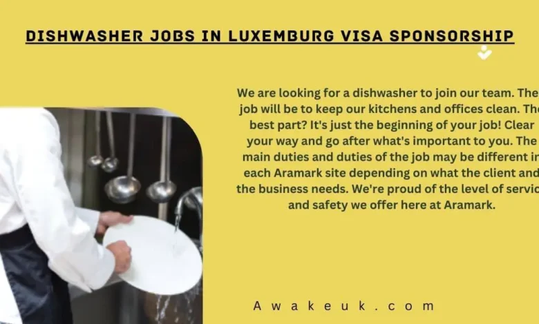 Dishwasher Jobs in Luxemburg