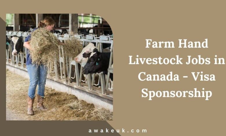 Farm Hand Livestock Jobs in Canada - Visa Sponsorship