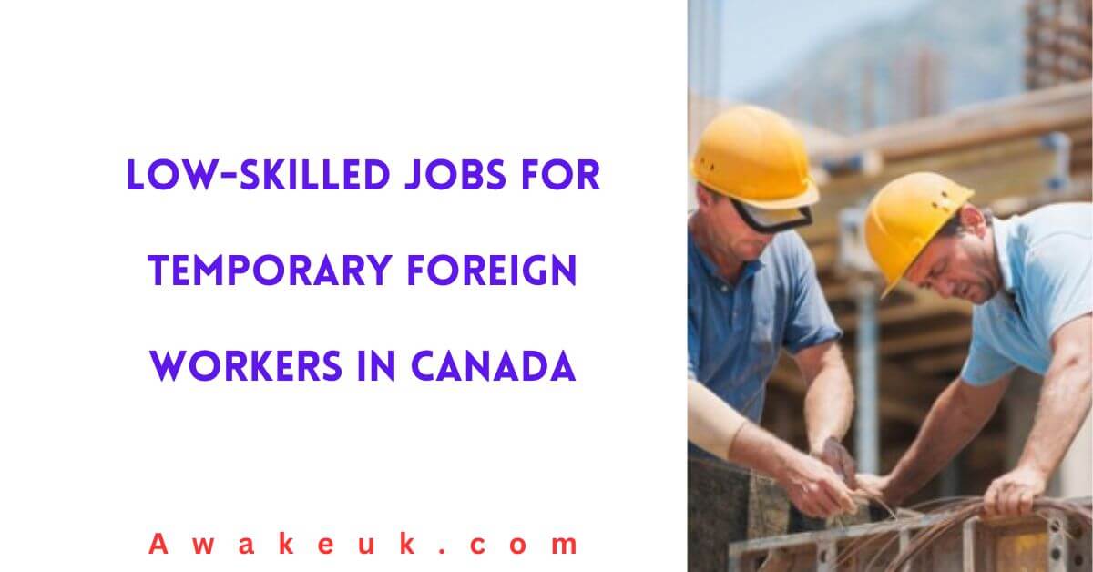 Low-Skilled Jobs For Temporary Foreign Workers in Canada 2024