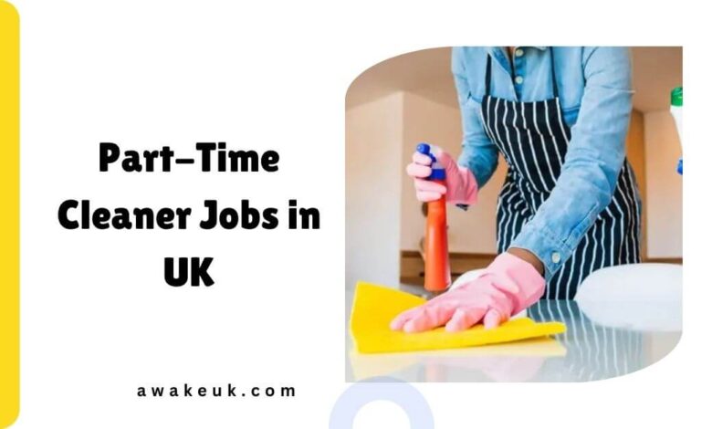 Part-Time Cleaner Jobs in UK