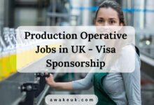 Production Operative Jobs in UK - Visa Sponsorship