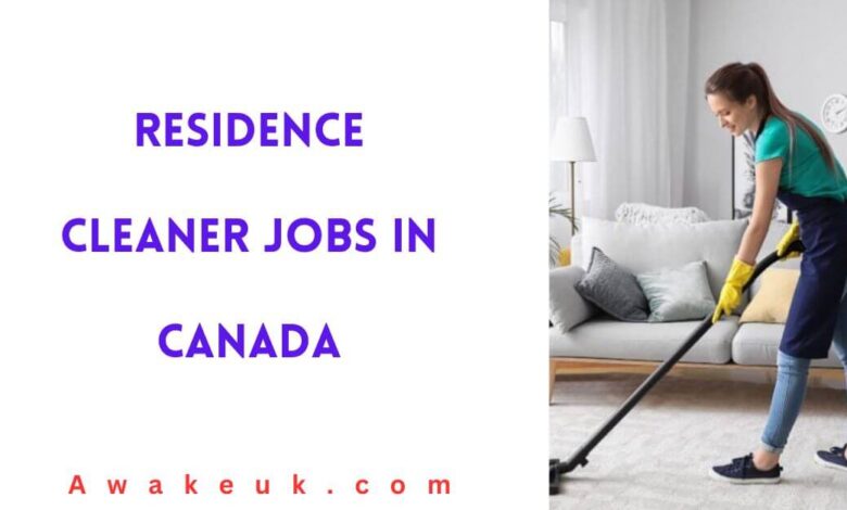 Residence Cleaner Jobs in Canada