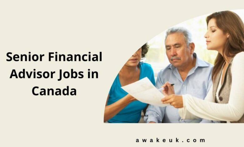 Senior Financial Advisor Jobs in Canada