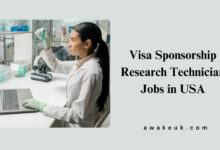 Visa Sponsorship Research Technician Jobs in USA