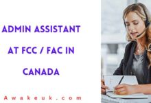 Admin Assistant at FCC / FAC in Canada