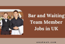 Bar and Waiting Team Member Jobs in UK