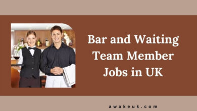 Bar and Waiting Team Member Jobs in UK