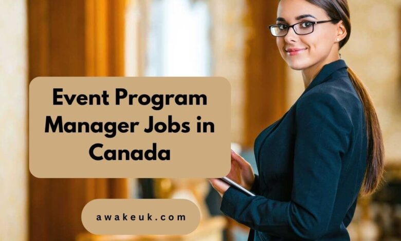 Event Program Manager Jobs in Canada