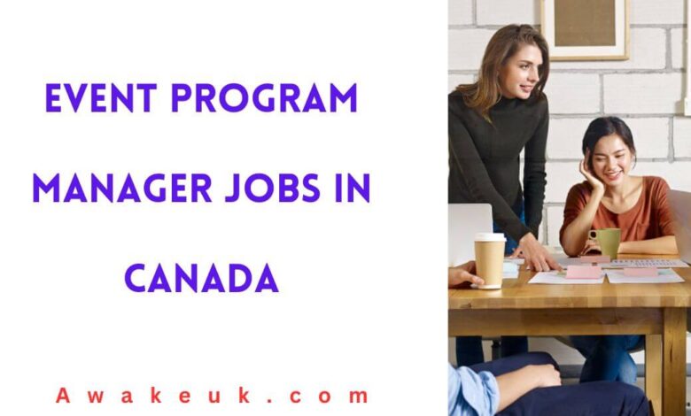 Event Program Manager Jobs in Canada