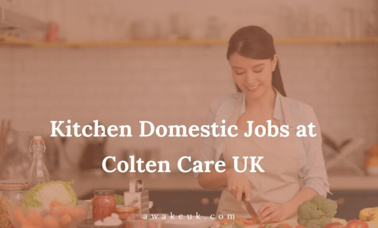 Kitchen Domestic Jobs at Colten Care UK